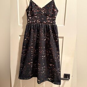 Babaton Black Cut out Lace - Pink Liner - Size 0 - Fairytale, Lace